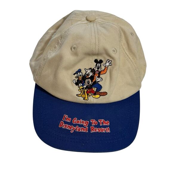 Disney Land Resorts Adult Cap Hat Walt Disney Mickey Goofy Pluto Disney Parks - Picture 1 of 7